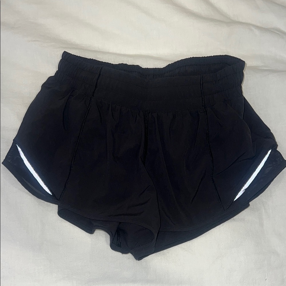 Lululemon Black Hotty hot shorts